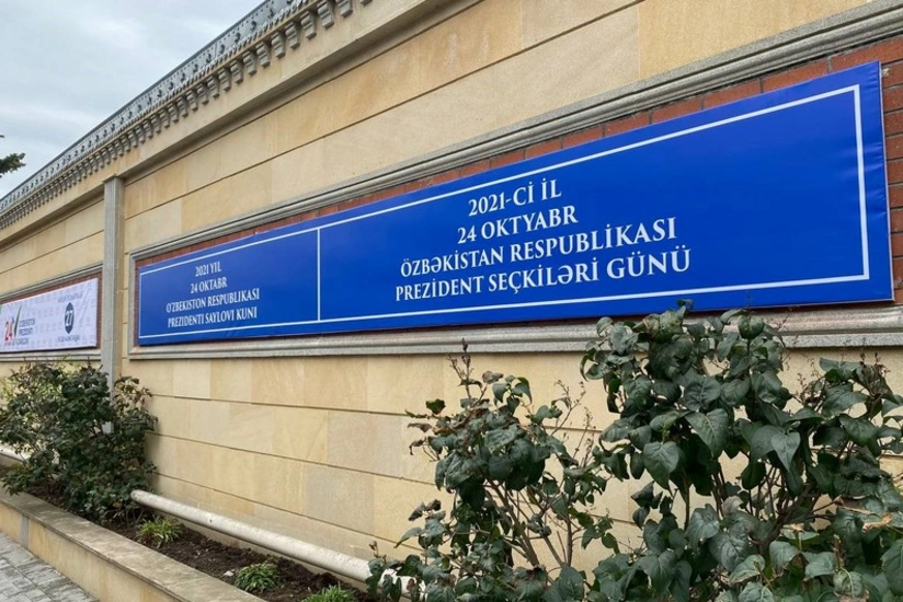 Voting in presidential election underway at Uzbek Embassy in Baku