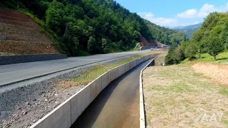 Toğanalı-Kəlbəcər-İstisu avtomobil yolu layihəsi üzrə işlər 41 % icra edilib
