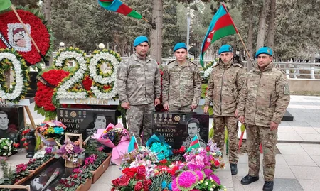 Vətən müharibəsi şəhidlərinin xatirəsi anılıb