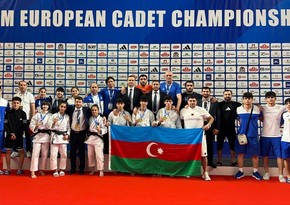 Юношеская сборная Азербайджана по дзюдо заняла первое место на чемпионате Европы