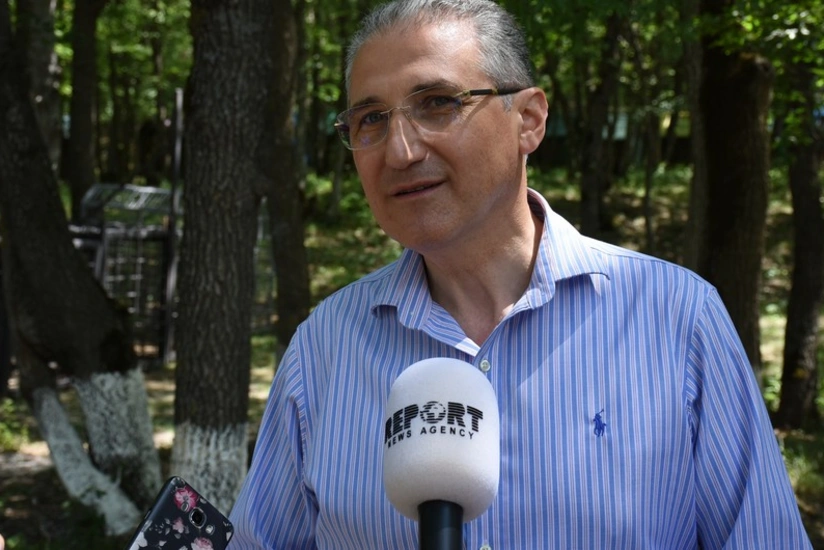 Muxtar Babayev Qəbələdə yanğın baş verən əraziyə gedib