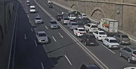 Heydər Əliyev prospektində yol qəzası baş verib
