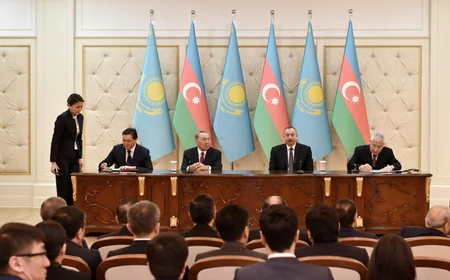 Azerbaijan and Kazakhstan signed documents
