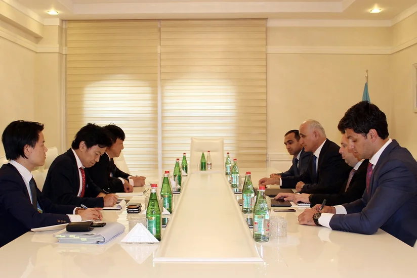 İqtisadiyyat naziri Yaponiya Beynəlxalq Əməkdaşlıq Bankının icraçı direktoru ilə görüşüb