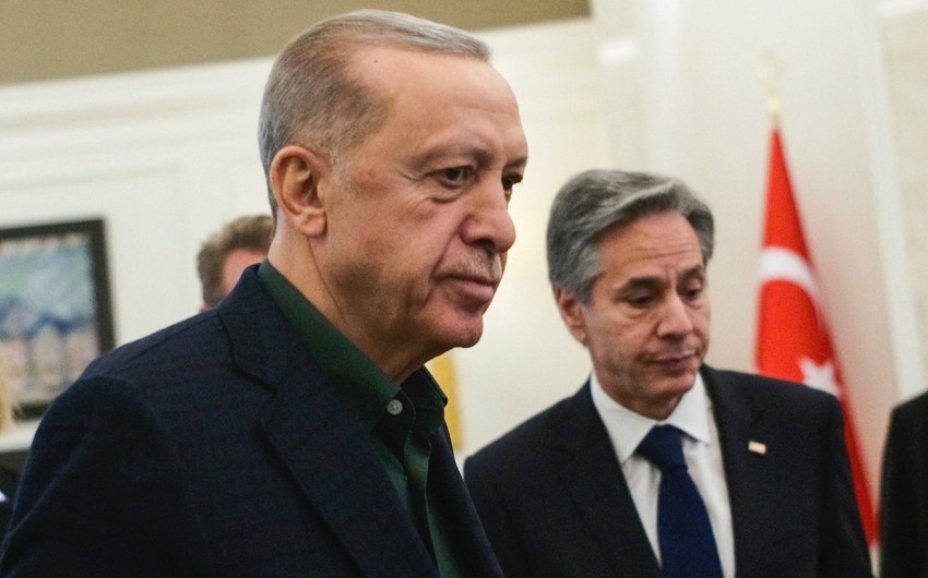 ABŞ Qəzzada atəşkəsin əldə ediməsi üçün Türkiyə Prezidentindən kömək istəyib