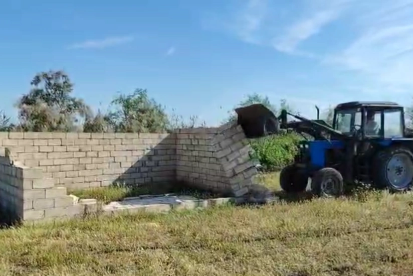 İmişlidə qanunsuz tikintinin qarşısı alınıb