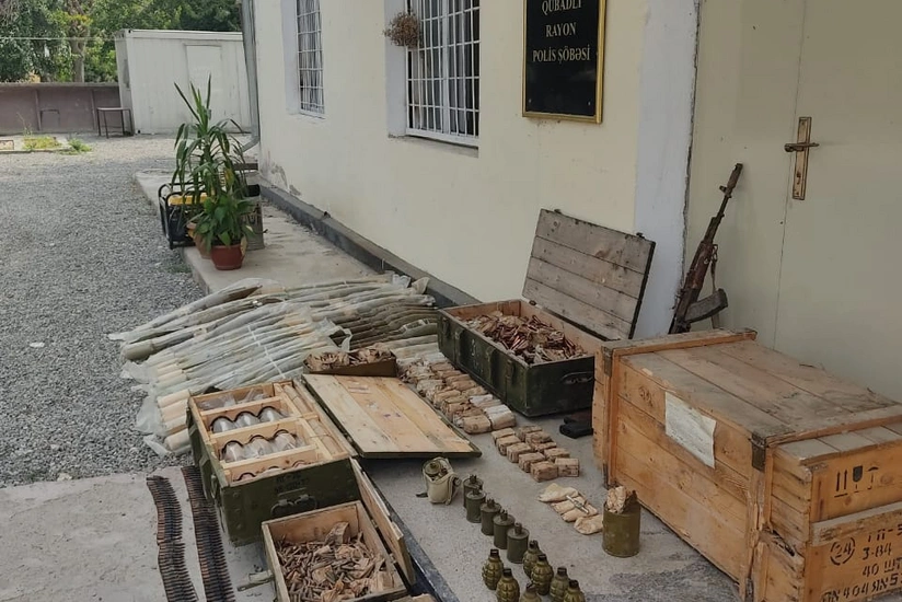 Qubadlıda silah-sursat aşkar edilib