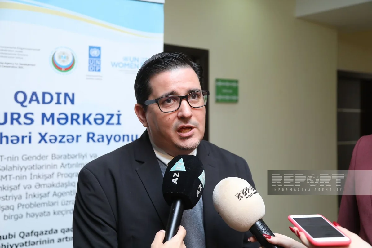 Nuno Queiros: UNDP working with Azerbaijan to increase number of women's resource centers