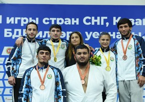 Игры стран СНГ: Состоялась церемония награждения азербайджанских дзюдоистов