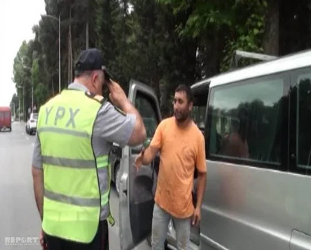 DYP Mingəçevirdə reyd keçirib, 30 sürücü cərimələnib - FOTO