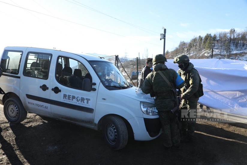 Российские миротворцы повредили автомобиль информагентства Report
