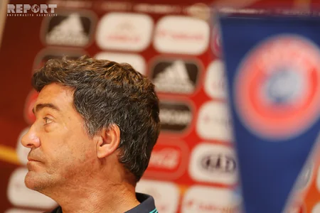 European Championship participants adress a press conference