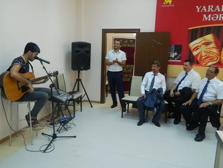 ​İsrailin nümayəndə heyəti Mingəçevirdə Gənclər üçün Təhsil Mərkəzində olub