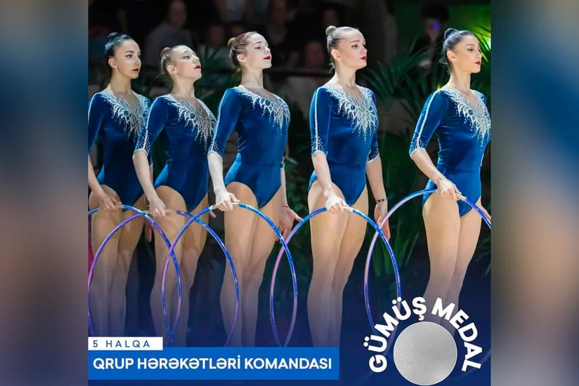 Azərbaycanın bədii gimnastları İspaniyada növbəti medalları qazanıblar