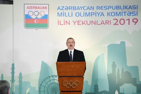 Prezident İlham Əliyev 2019-cu ilin idman yekunlarına həsr olunan mərasimdə iştirak edib - YENİLƏNİB