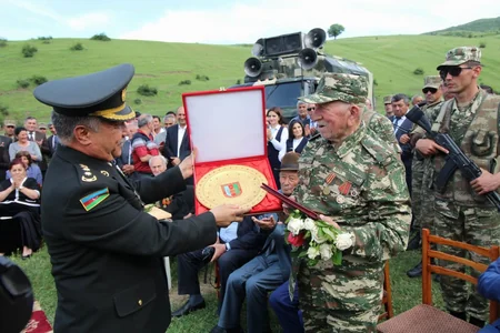 Qazaxda Azərbaycan Xalq Cümhuriyyətinin yaşıdı Nəbi Nəbiyevin 100 yaşı qeyd olunub