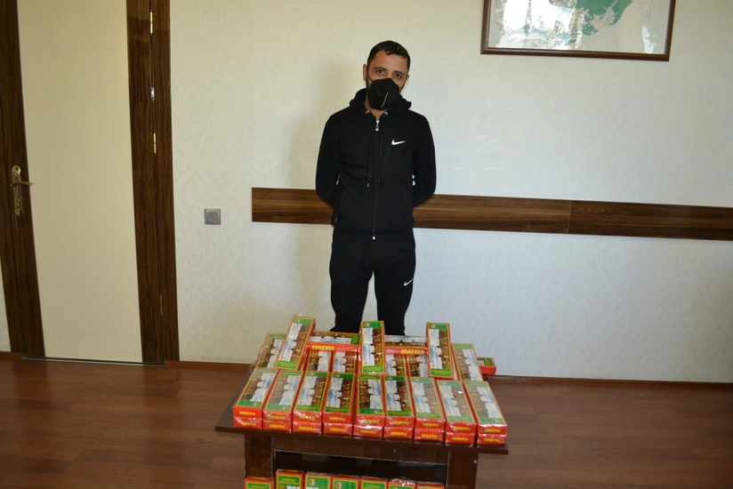 Mingəçevirdən Balakənə pirotexniki vasitələri satmağa gələn şəxslər saxlanılıb