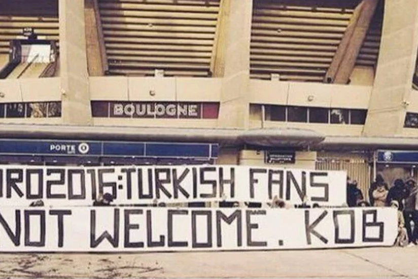 Fransalı azarkeşlər türkiyəli fanatlara mesaj göndərib