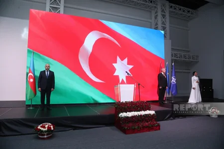 Bakıda Latviya Respublikasının elan olunmasının 105 illiyi qeyd edilib