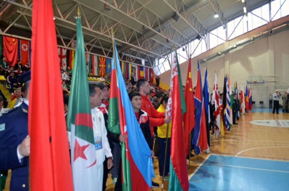 Hərbçilərin güləş üzrə dünya çempionatının bağlanış mərasimi keçirilib