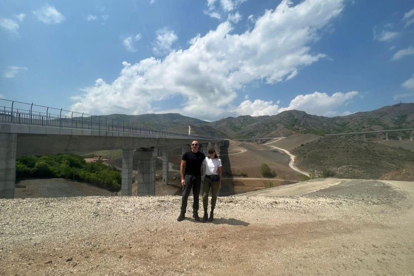 Mehriban Əliyeva Şuşa yolundan paylaşım edib