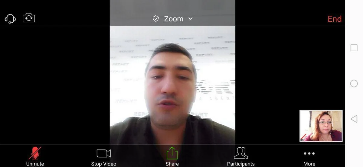 Report's chief editor gave online lecture to Ukrainian students