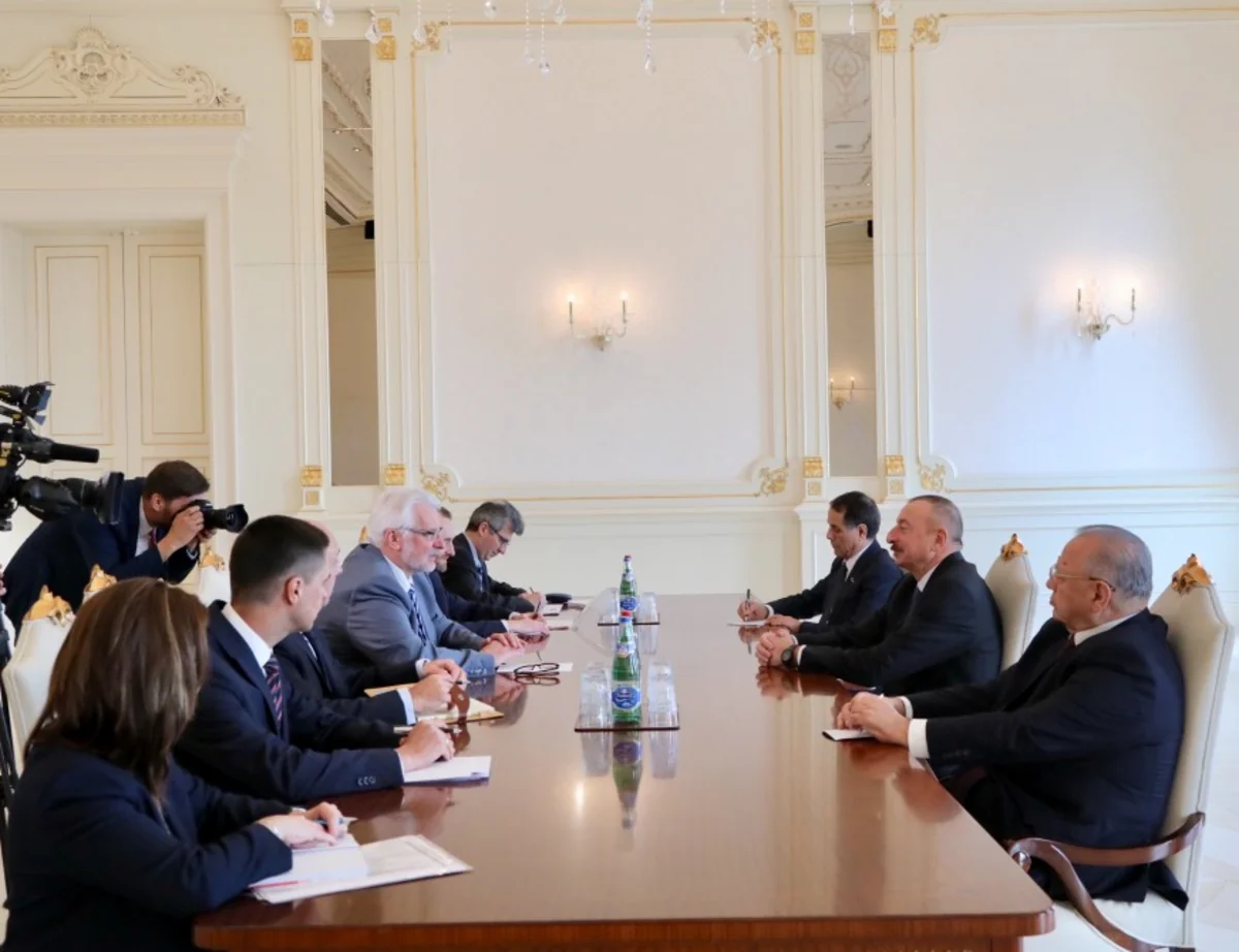President Ilham Aliyev receives Polish Foreign Minister