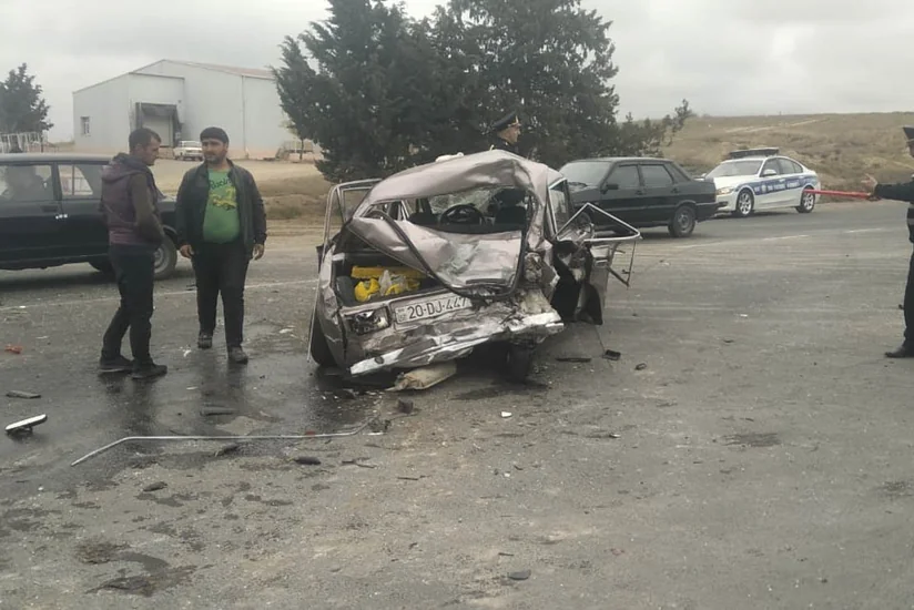 Tovuzda zəncirvari yol qəzası baş verib, 5 nəfər xəsarət alıb - FOTO - VİDEO - YENİLƏNİB