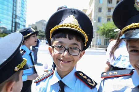 Bakıda Yollarda uşaqların təhlükəsizliyini qoruyaq adlı tədbir keçirilib - FOTO - VİDEO