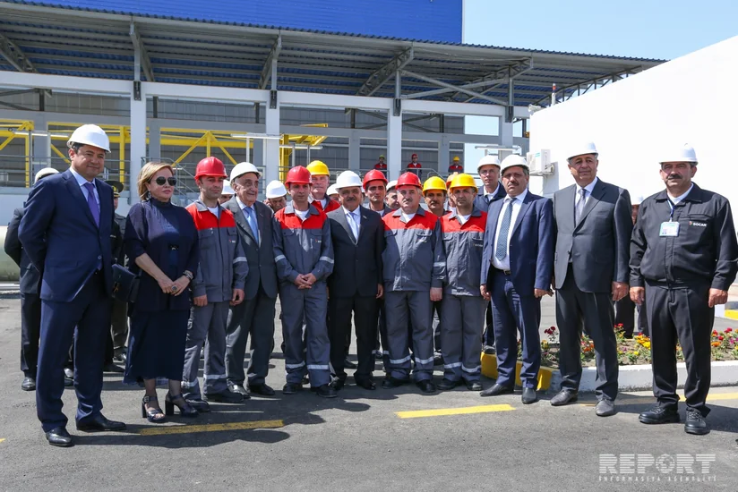 Heydər Əliyev adına Neft Emalı Zavodunda yeni susoyutma qurğusu istismara verilib - FOTO