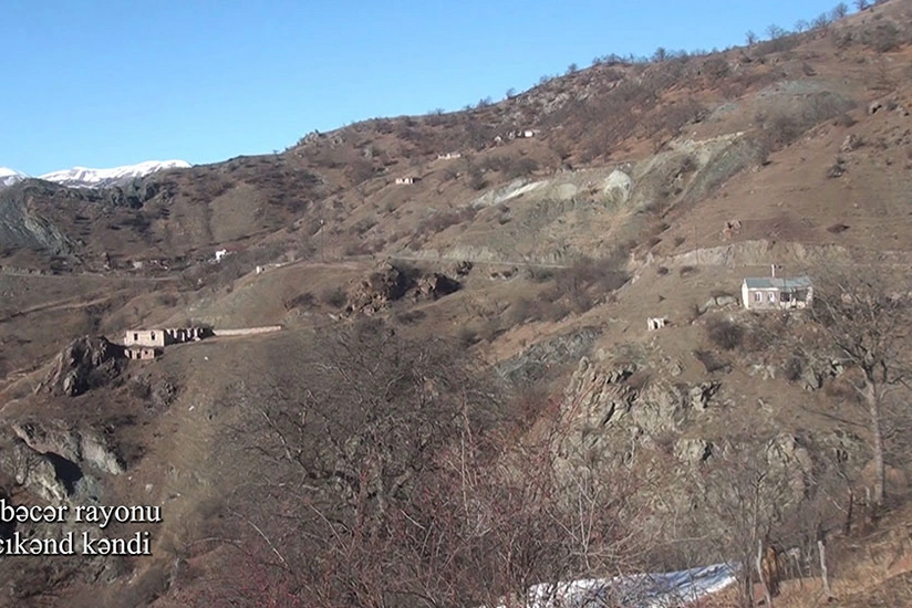 Kəlbəcərin Hacıkənd kəndindən görüntülər