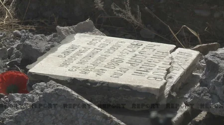 Tərtərdə erməni terroru zamanı dağıdılan qəbirlər bərpa edilir