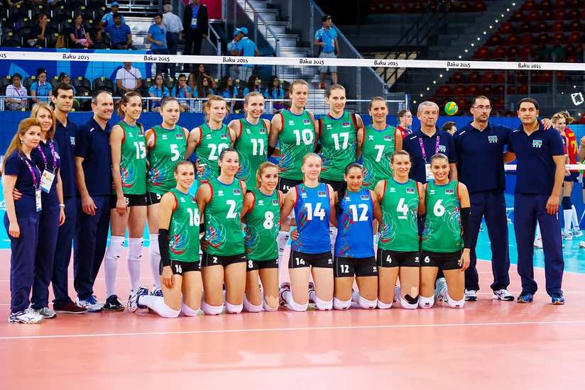 ​Azərbaycanın voleybol yığması Bakı-2015də ilk qələbəsini qazanıb