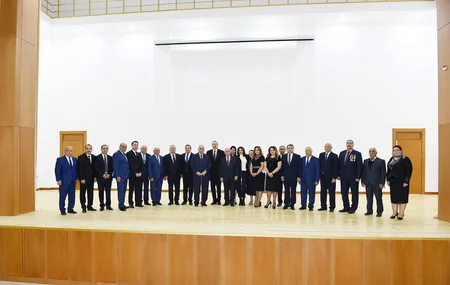 President Ilham Aliyev, First Lady Mehriban Aliyeva attend opening of Aghdam Mugham Center