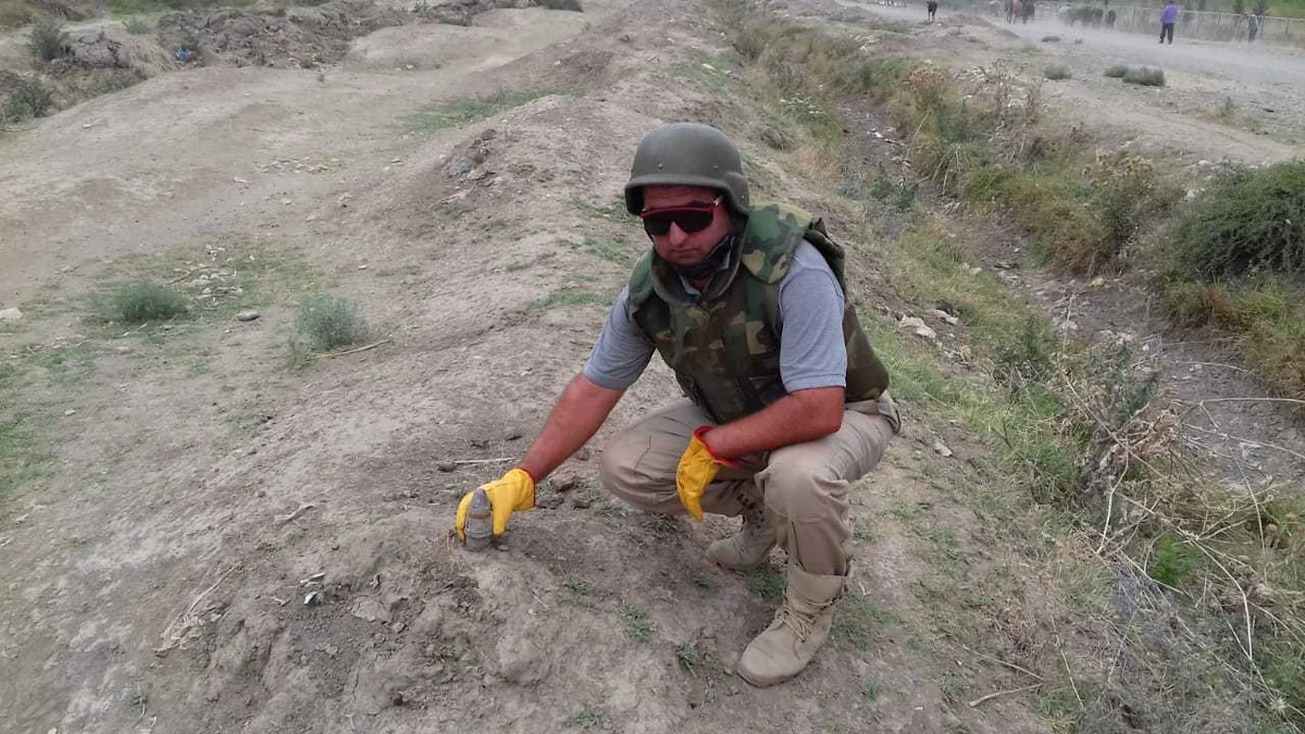 Tərtərdə 1 ədəd V-30 partladıcısı aşkar olunub