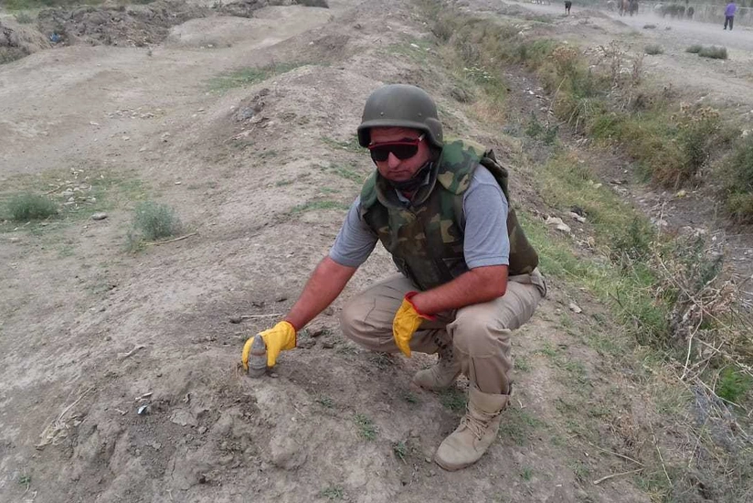 Tərtərdə 1 ədəd V-30 partladıcısı aşkar olunub