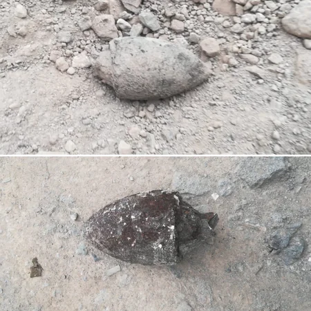 Tovuzun Ağdam kəndində top mərmisinin hissəsi tapıldı