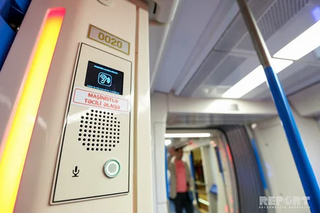 Bakıya yeni gətirilmiş metro qatarının təqdimatı keçirilib - FOTOREPORTAJ