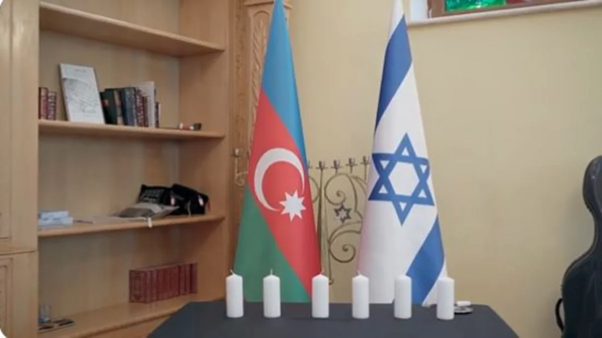İsrailin Azərbaycandakı səfirliyində Holokost qurbanlarının xatirəsi yad edilib