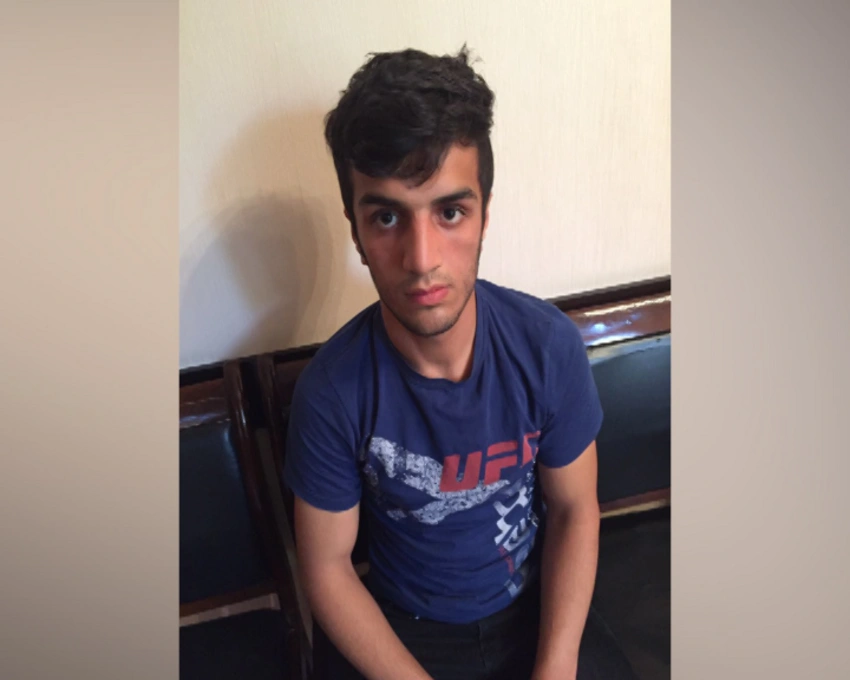 Polis qadının çantasını alıb qaçan şəxsi tutub