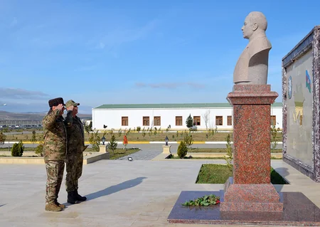 NATO delegation visits one of Azerbaijan's military units