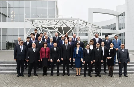 Prezident Abşeron Olimpiya İdman Kompleksinin açılışında iştirak edib