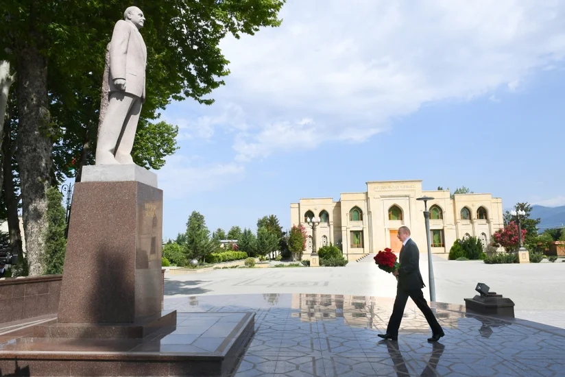 Prezident İlham Əliyev İsmayıllıya səfər edib