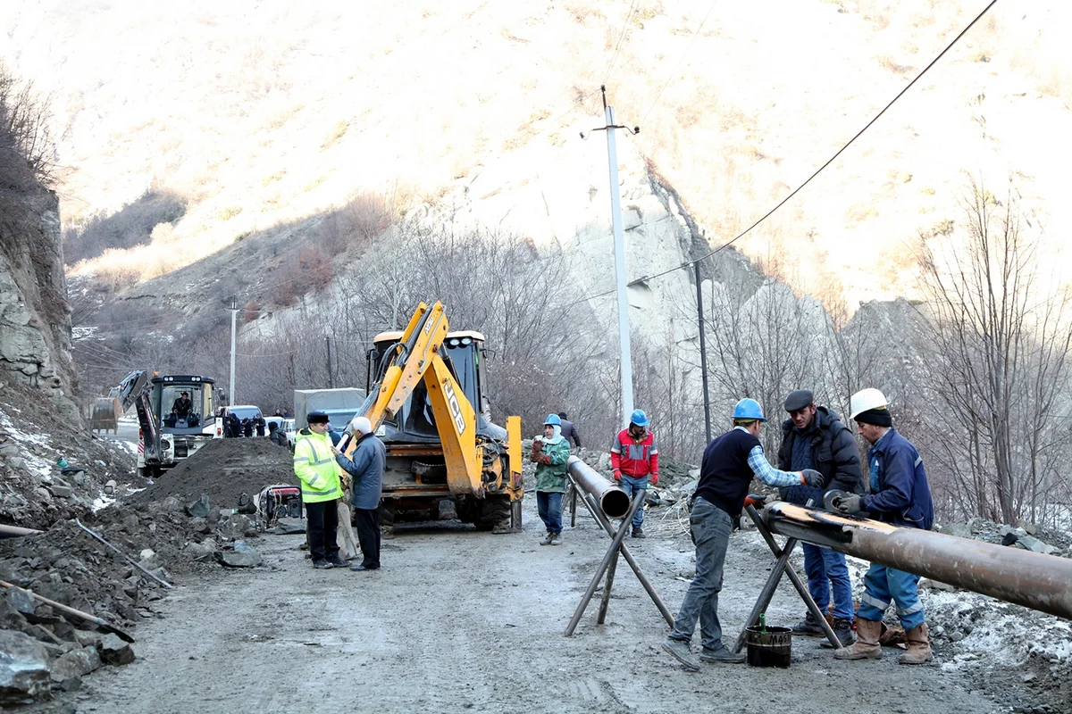 İsmayıllının ucqar dağ kəndinin qazlaşdırma işlərinə başlanılıb
