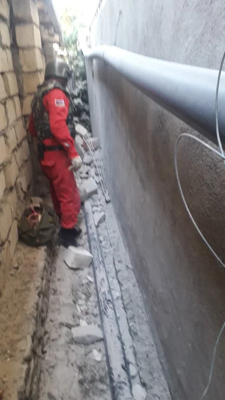 Ermənilərin Tovuzun kəndinə atdığı top mərmisi zərərsizləşdirilməsi üçün götürülüb