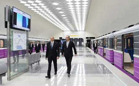 Azərbaycan Prezidenti metronun “Avtovağzal” və “Memar Əcəmi” stansiyalarının açılışında iştirak edib