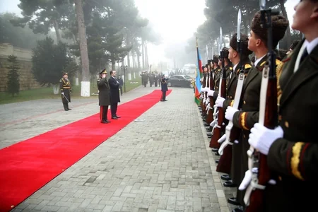 Azərbaycan və Gürcüstan Müdafiə nazirləri görüşdü - FOTO - VİDEO