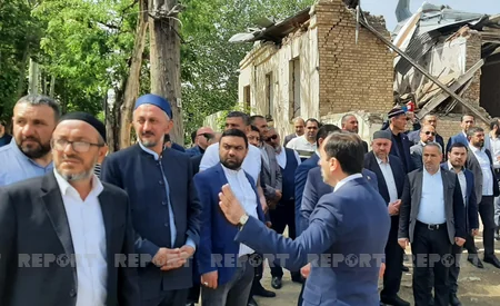 Gürcüstanın din xadimləri Gəncədə səfərdədirlər