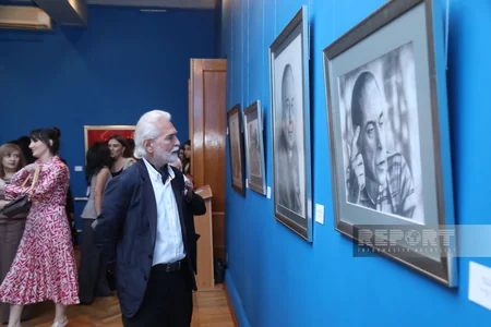 Gənc rəssam: İlk dəfə portret əsərimdə Ümummilli Lideri çəkmişəm