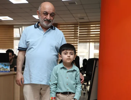 Festive atmosphere at Report News Agency on Children's Day